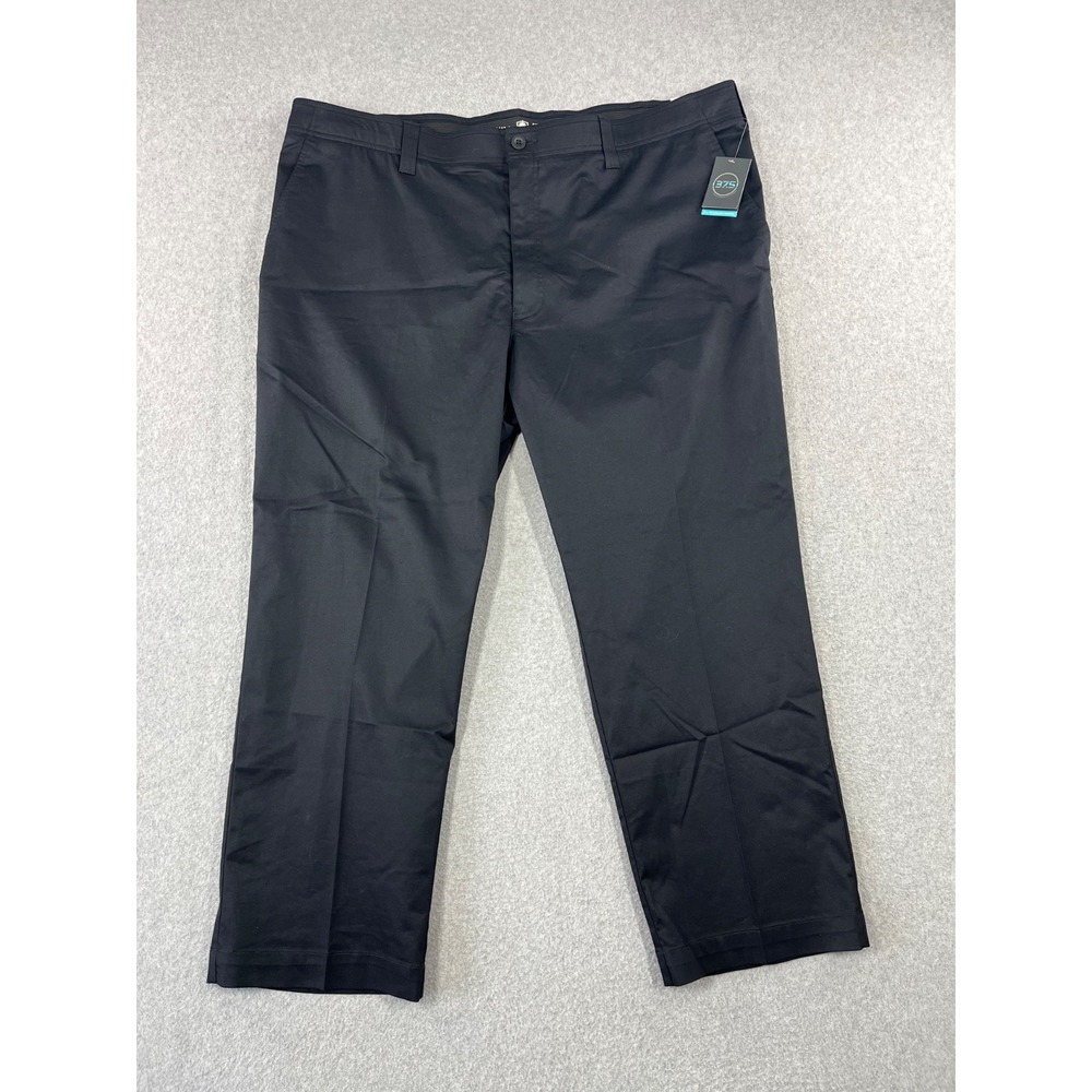 Oak Hill Tech Pants Mens 46x28 Black Straight Fit Stretch Moisture Wicking